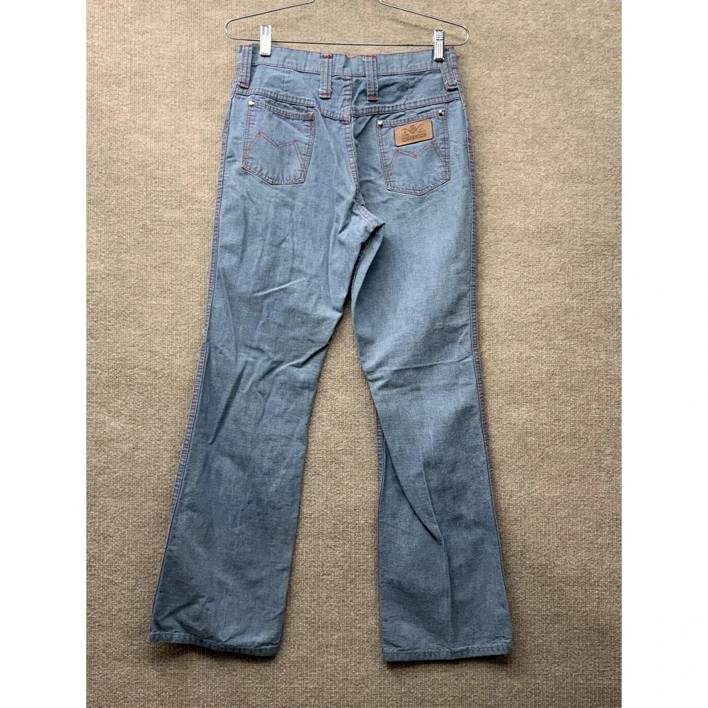 Maverick Jeans Womens 13 14 Blue High Rise Bootcut Denim Vinatge USA‎ 70s